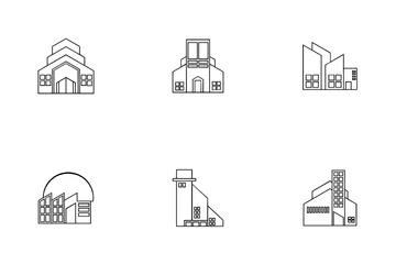 Building And Houses Icon Pack