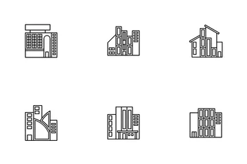 Building And Houses Icon Pack