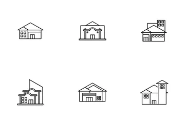 Building And Houses Icon Pack