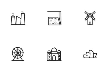 Building And Landmark Icon Pack