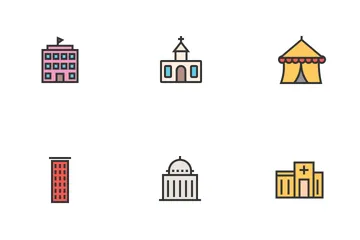 Building And Landmark Icon Pack