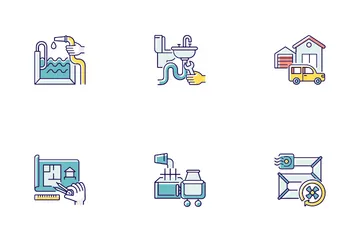 Building And Repair House Icon Pack