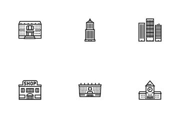 Building Architecture Icon Pack
