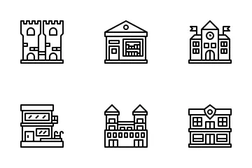 Building Collection Icon Pack