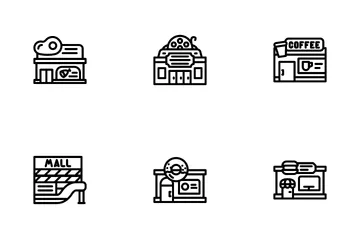 Building Construction Exterior Icon Pack