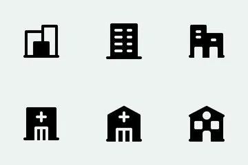Building Glyph Icon Pack