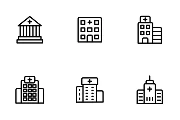 Building -Outline Icon Pack