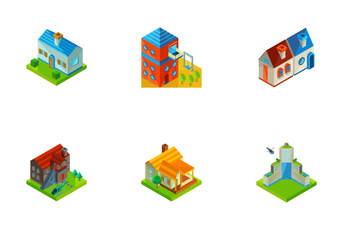 Buildings  Icon Pack