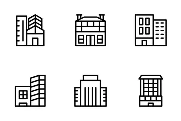 Buildings 5 Icon Pack