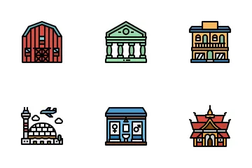 Buildings Icon Pack