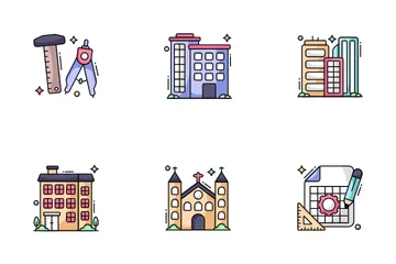 Buildings And Architecture Icon Pack