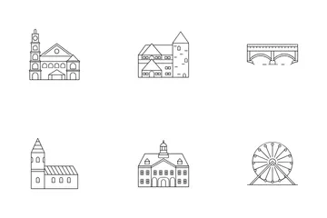 Buildings And Civilization Icon Pack