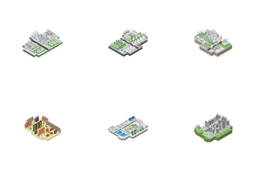 Buildings And Rooms Icon Pack