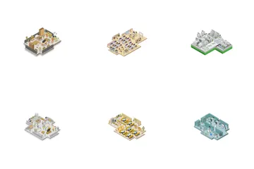 Buildings And Rooms Icon Pack