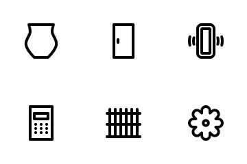 Buildings & Equipments Icon Pack