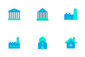 Buildings - Flat Icon Pack