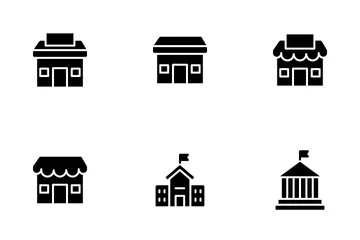 Buildings - Glyph Icon Pack