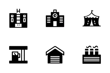 Buildings  Icon Pack