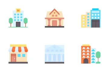 Buildings Icon Pack