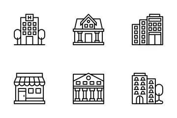 Buildings Icon Pack