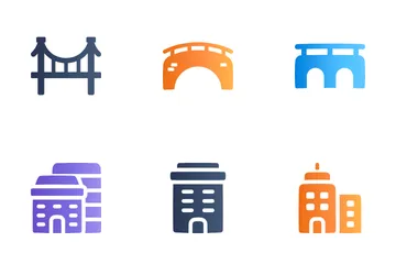 Buildings Icon Pack