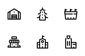 Buildings Icon Pack