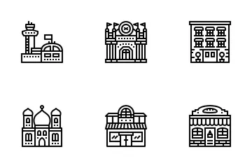 Buildings Icon Pack