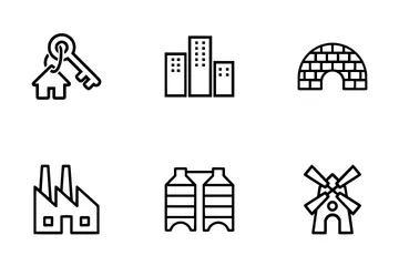 Buildings Icon Pack