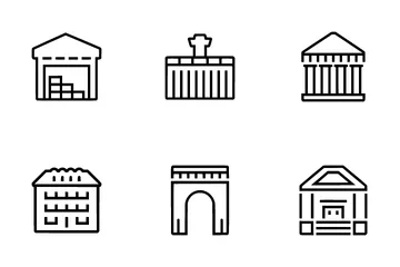 Buildings Icon Pack