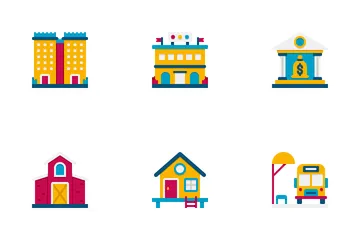 Buildings Icon Pack