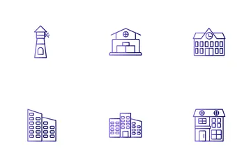 Buildings Icon Pack