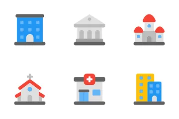 Buildings Icon Pack