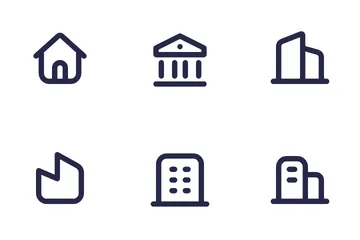 Buildings Icon Pack