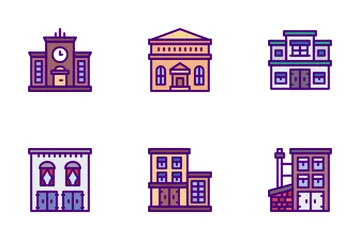 Buildings Icon Pack