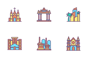 Buildings Icon Pack