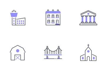 Buildings Icon Pack