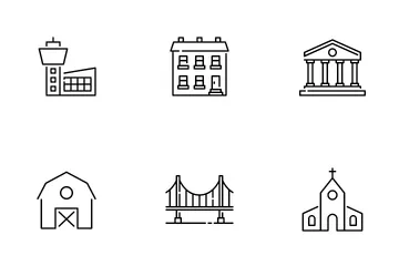 Buildings Icon Pack