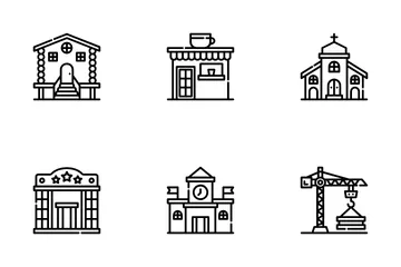 Buildings Icon Pack