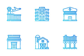 Buildings Icon Pack