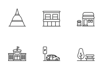 Buildings Icon Pack