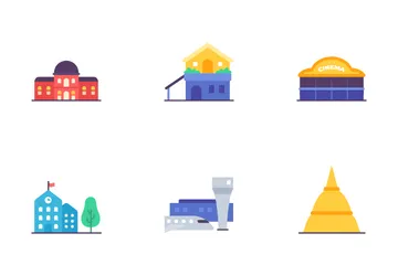 Buildings Icon Pack