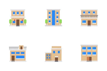 Buildings Icon Pack