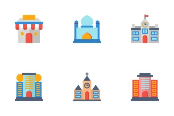 Buildings Icon Pack