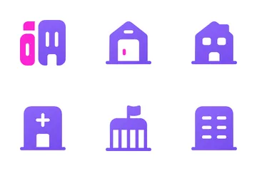 Buildings Icon Pack