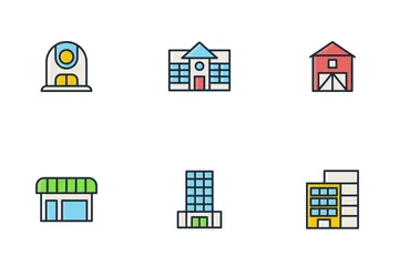 Buildings Icon Pack