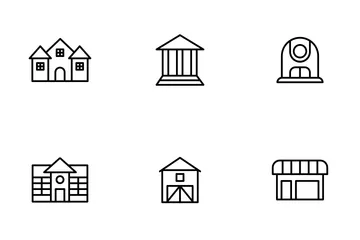 Buildings Icon Pack