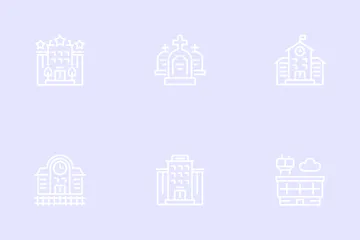 Buildings Icon Pack