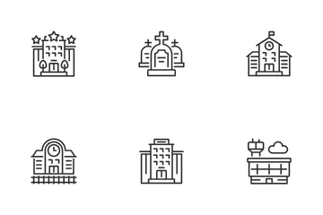 Buildings Icon Pack