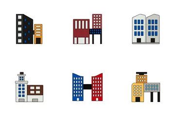 Buildings Icon Pack