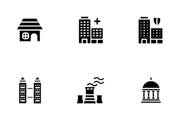 Buildings  Icon Pack